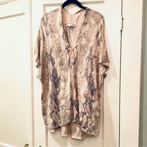 Karlie M snake print sweater tunic. Feels like cashmere!